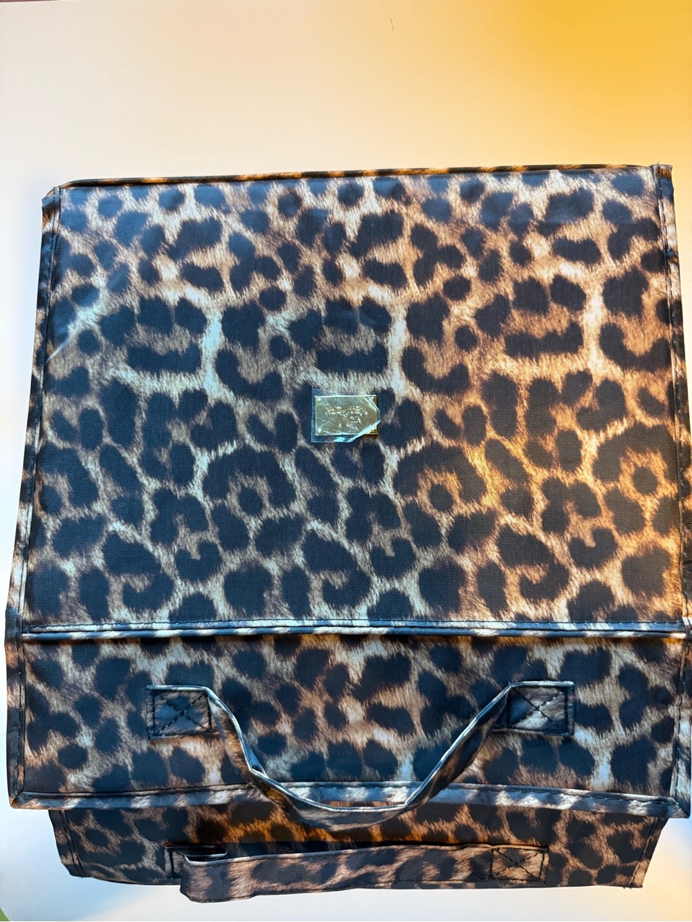 ⁠Joy Mangano JM New York Leopard Roll Up Beauty Case⁠ Travel Bag